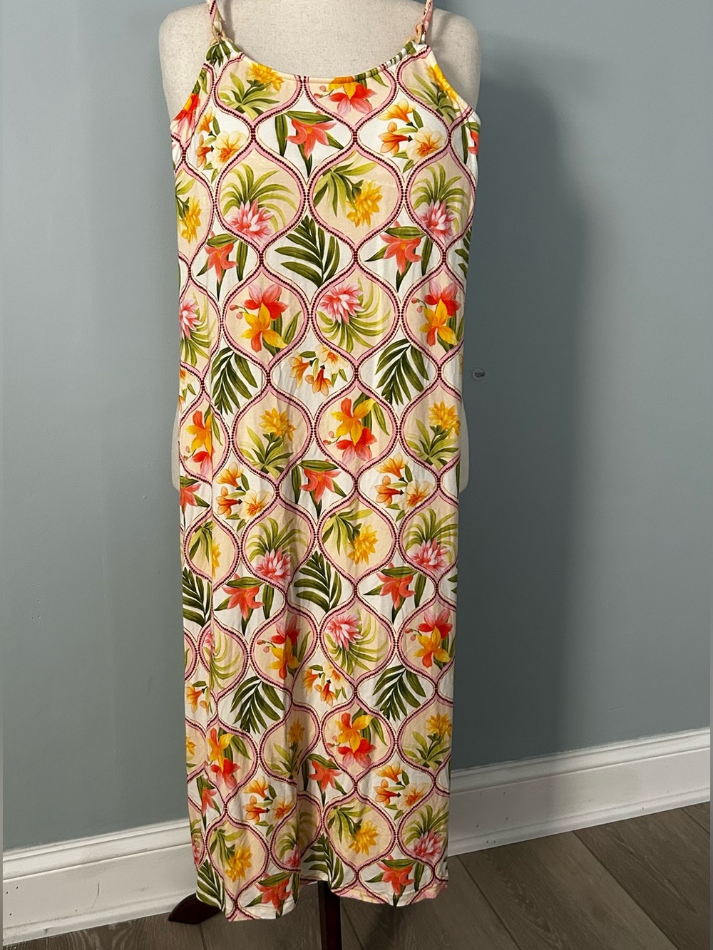 NWT La Blanca Palm Cover-Up Dress , size Large - Picture 5 of 8